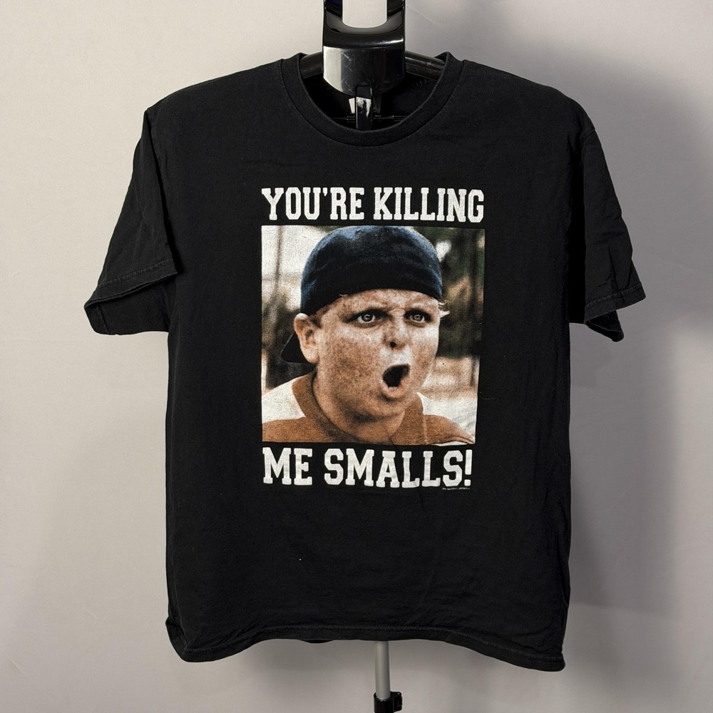 Teestyled Youre Killing Me Smalls Shirt Mens Large Black Sandlot Funny Movie Tee